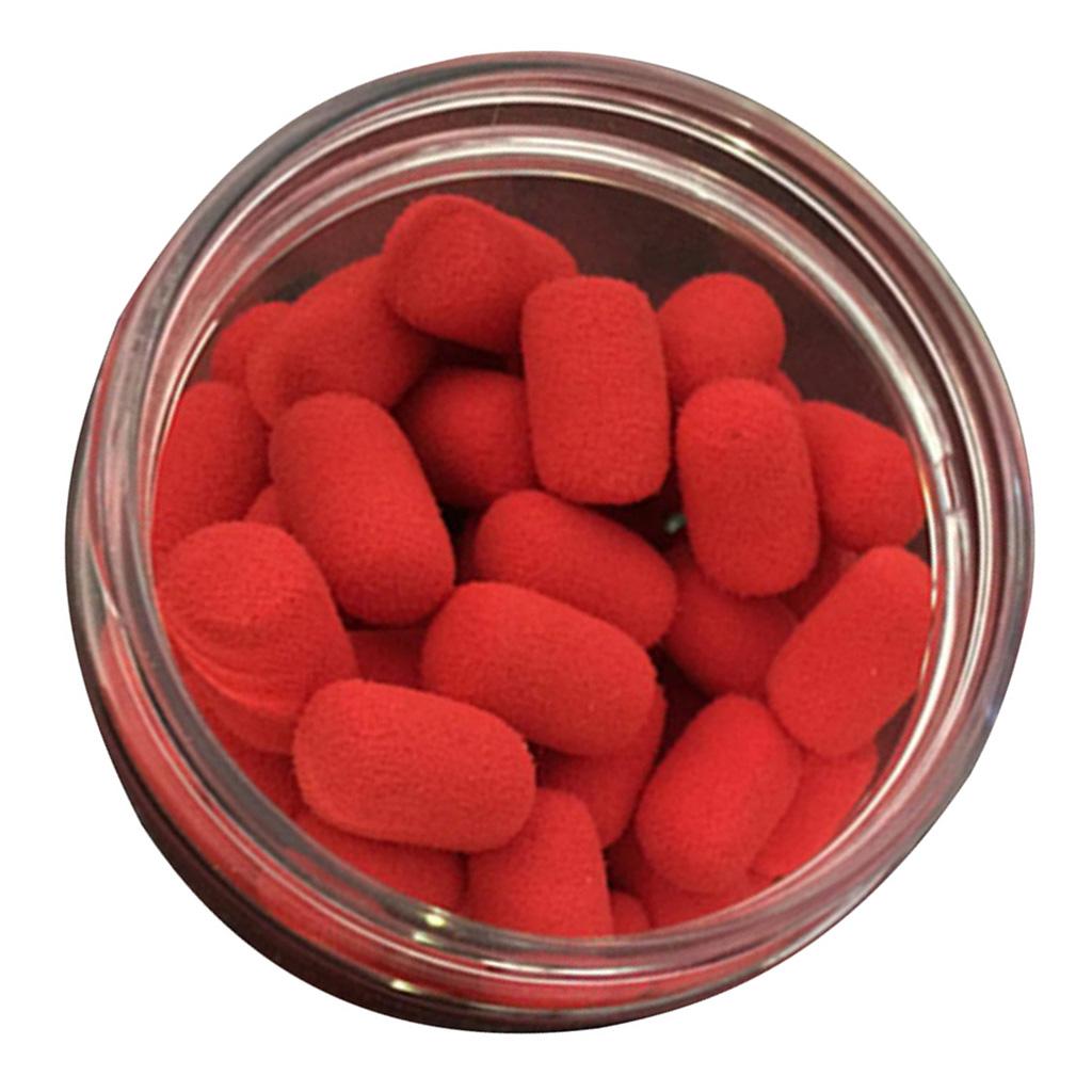 2x15pcs Smell Carp Fishing Bait Boilies Eggs Floating Ball Beads Feeder 8x12mm