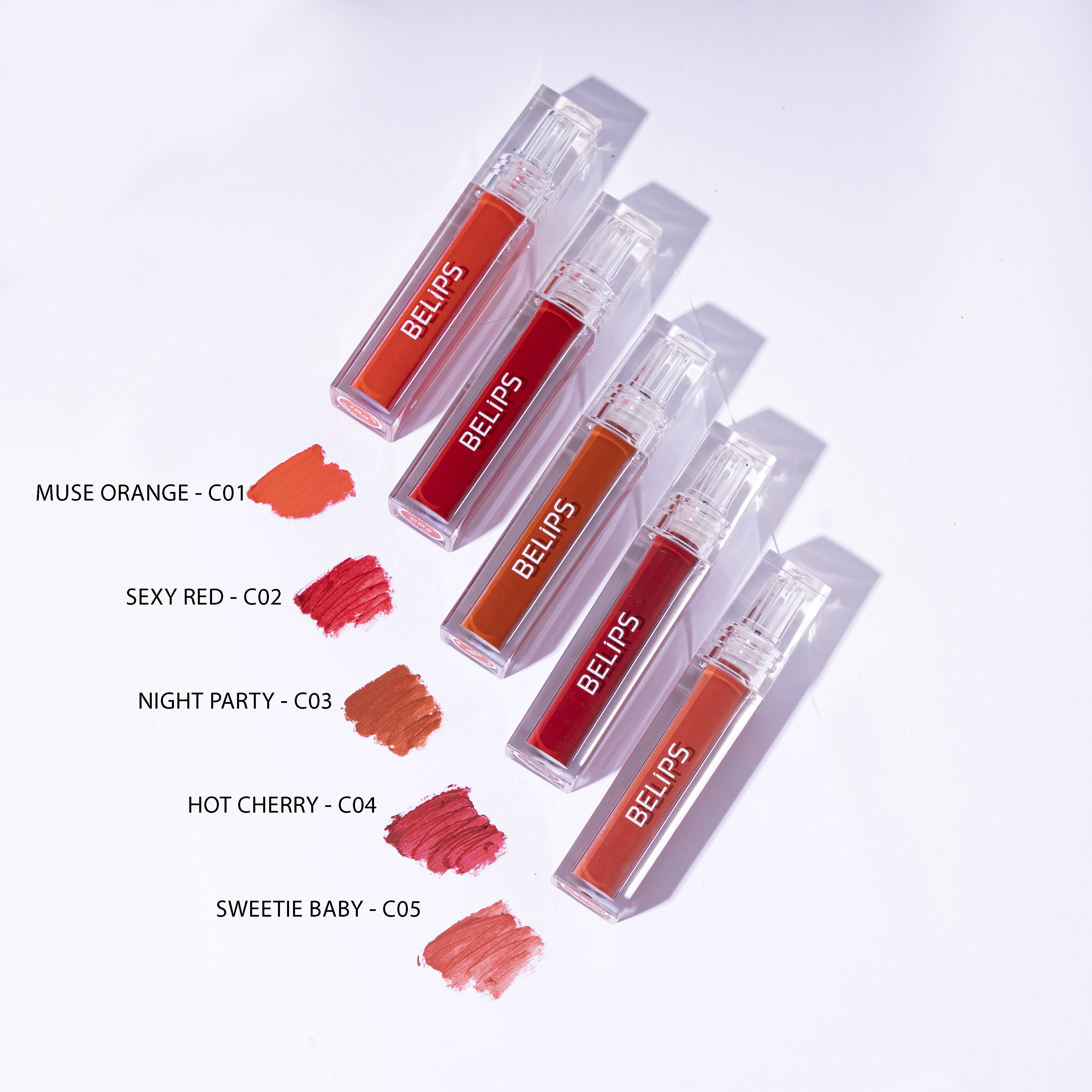 Son Kem Lì Mỏng Nhẹ Mềm Môi Belips Sexy Lipstick  100% thiên nhiên không chì, an toàn cho cả mẹ bầu 