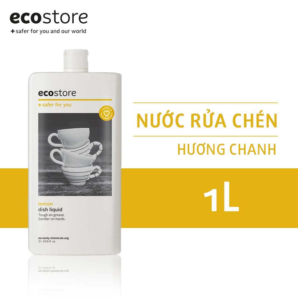 Ecostore Nước rửa chén hương chanh gốc thực vật 1000ml (Lemon Dish Liquid)