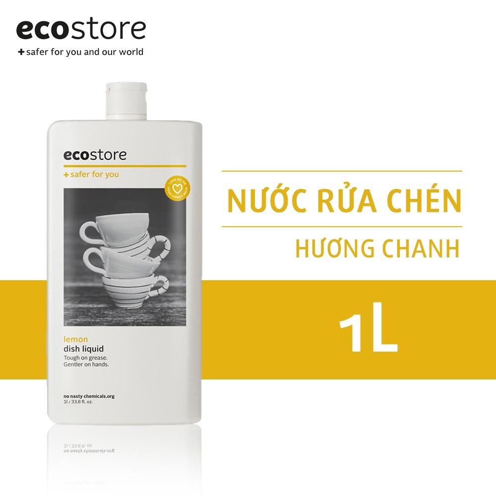 Ecostore Nước rửa chén hương chanh gốc thực vật 1000ml (Lemon Dish Liquid)