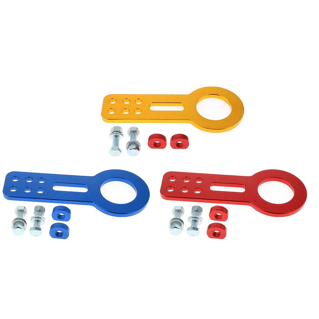 Aluminum Alloy Racing Tow Hook Rear Towing Bar Hook for Car Truck SUV Red