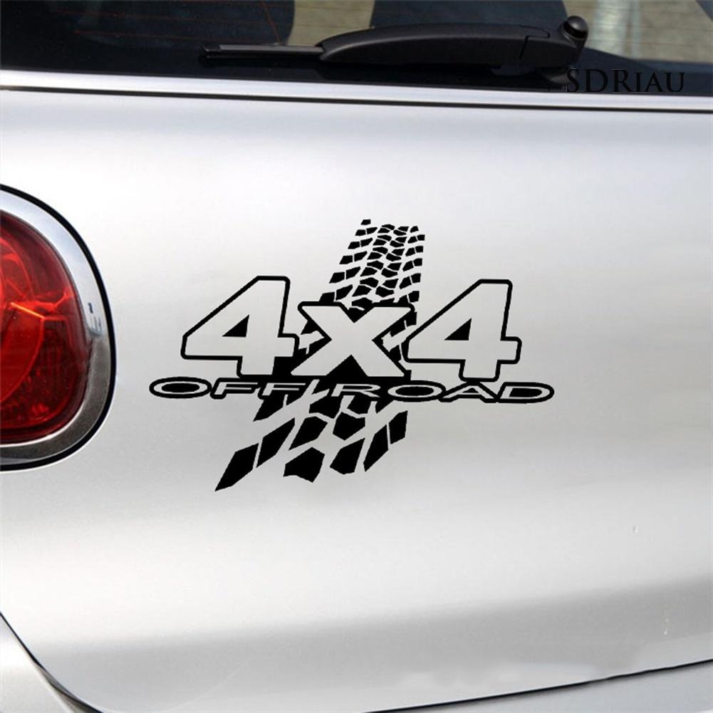 Miếng Dán Phản Quang Họa Tiết Vui Nhộn Trang Trí Cửa Sổ Xe Hơi 4x4