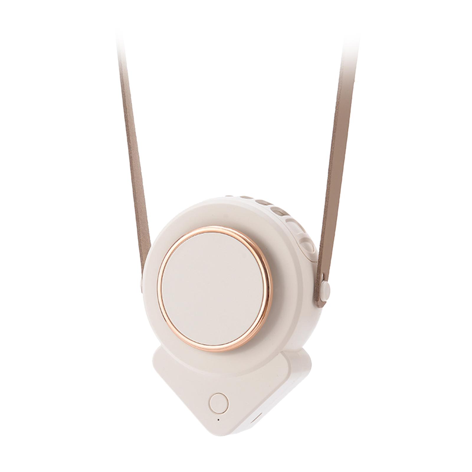 USB Rechargeable Neck Fan Portable Wearable Mini Personal Fan 5V 2.5W
