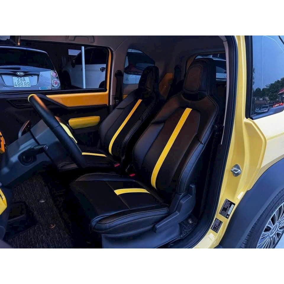 Áo ghế VF3 hàng 9D may theo xe, Áo ghế da Nappa giúp bảo vệ ghế da của xe luôn như mới, Hàng Cao Cấp