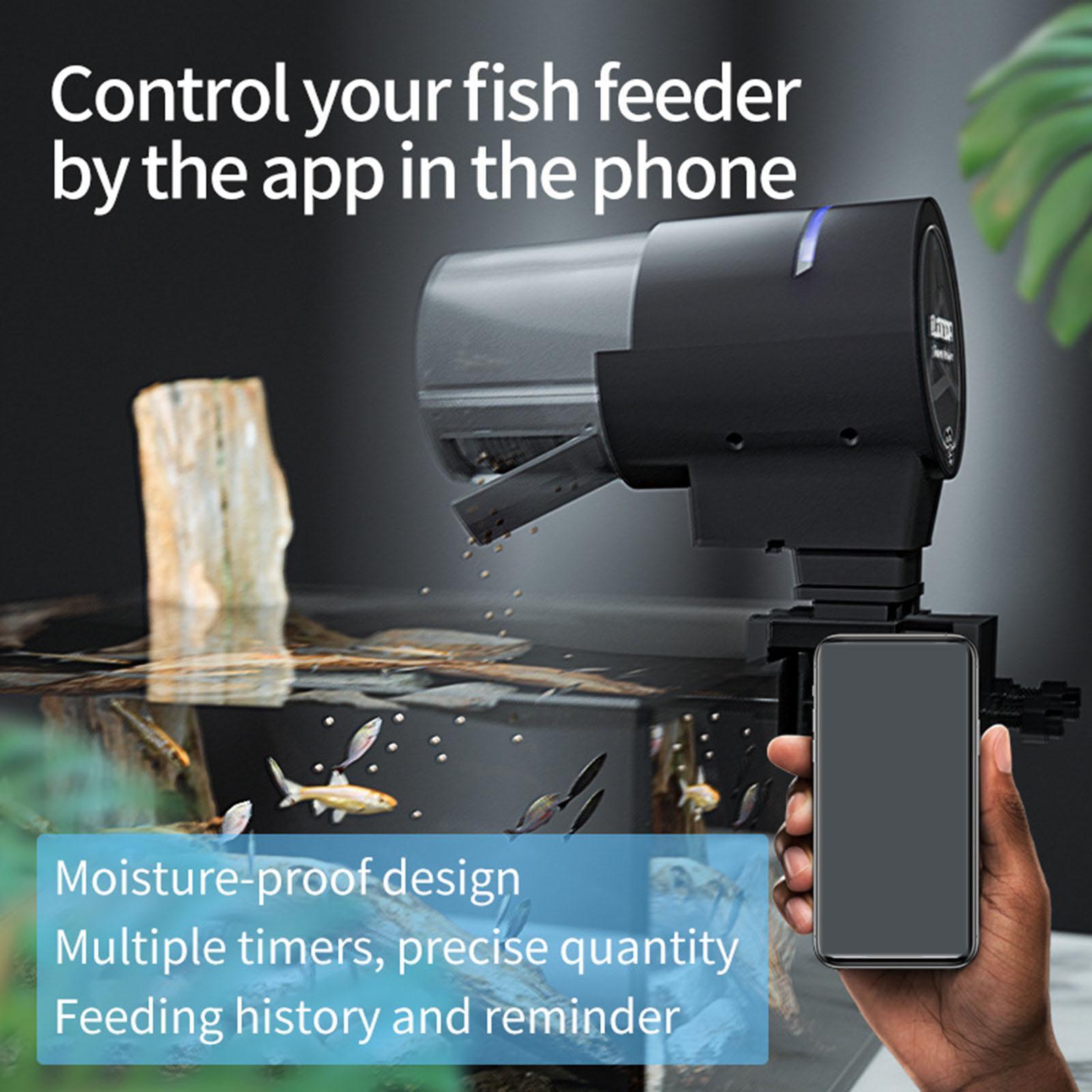 Automatic Fish Feeder Auto Moistureproof Food Dispenser