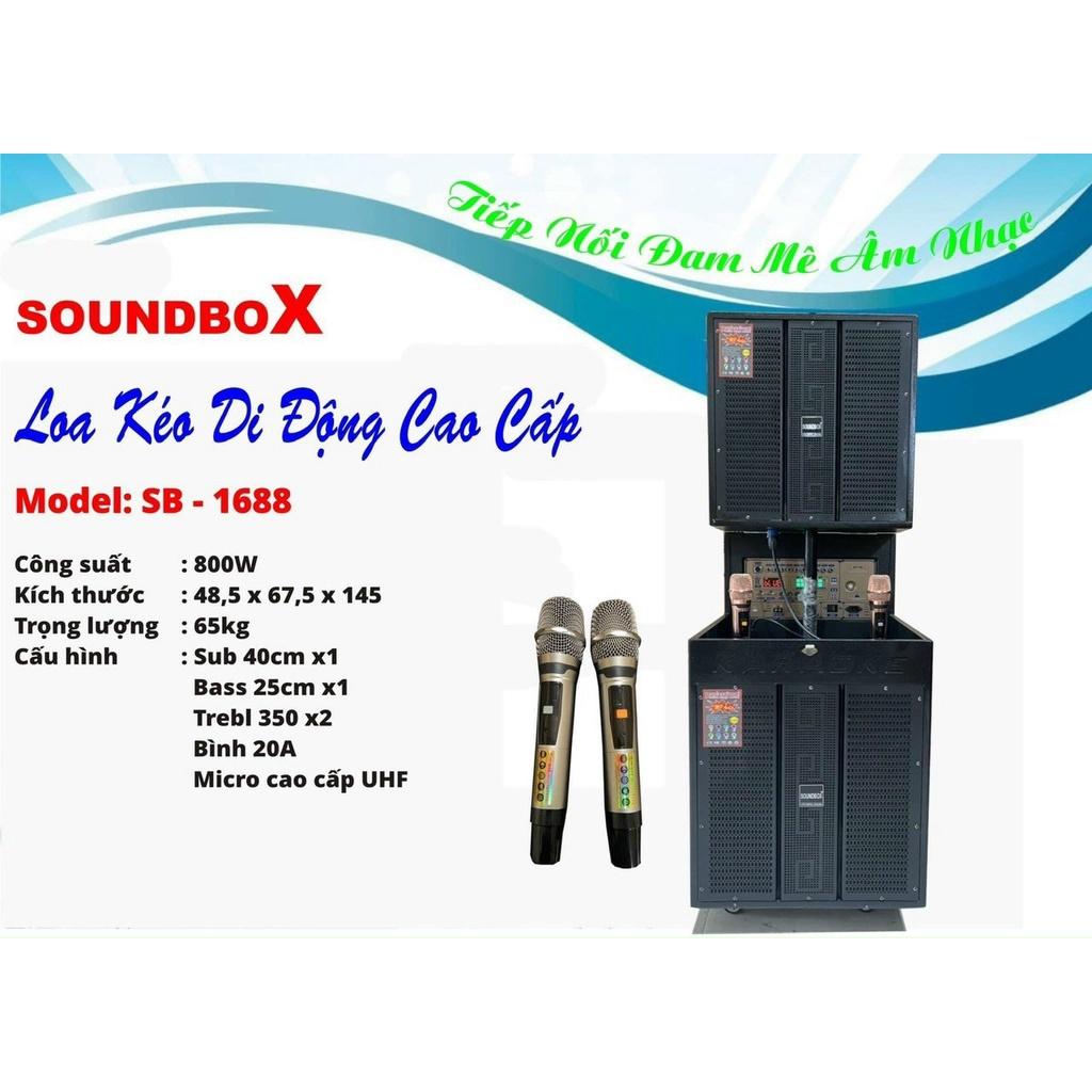 Loa kéo SoundBox SB-1688 (2 Micro)