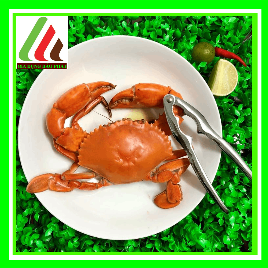 Kềm kìm Kẹp càng cua ghẹ, hạt óc chó tách vỏ cứng bằng inox sáng bóng sang trọng dễ dàng sạch sẽ