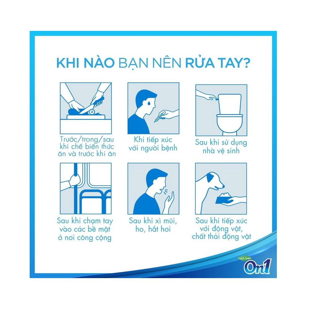 Dung dịch rủa tay diệt khuẩn On1 Protect 500ml
