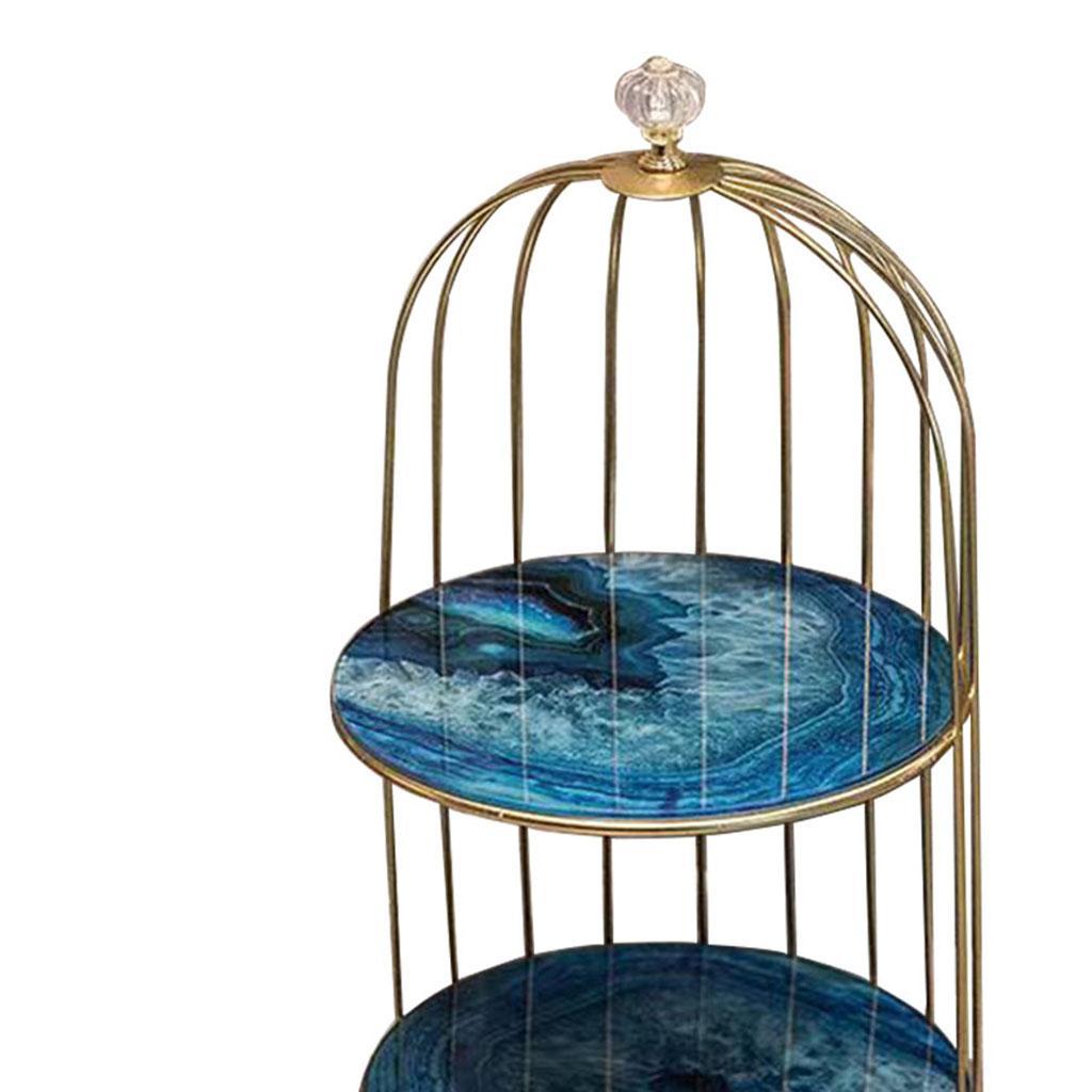2Pcs Cage Shaped Makeup Organiser Brushes Cosmetics Makeup Storage Holder