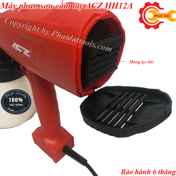 Máy phun sơn cầm tay ACZ HH12A - Bảo hành 6 tháng