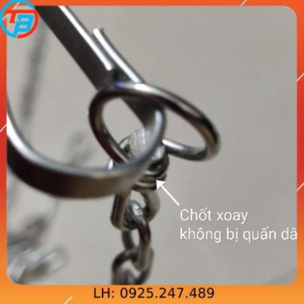Dây xích chó mèo sắt xi loại tốt 1.5 mét - 2 mét / 2ly, 3ly, 4ly