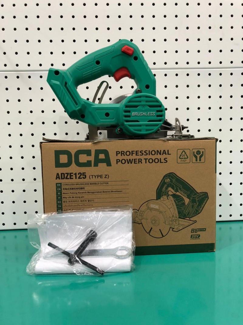 MÁY CẮT ĐÁ KHÔNG CHỔI THAN DÙNG PIN 20V/4AH*1 DCA ADZE125DM - HÀNG CHÍNH HÃNG