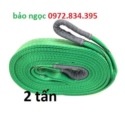Dây cáp vải cẩu hàng 2 Tấn - bản 50mm - Hệ số 5:1 - 5 Mét