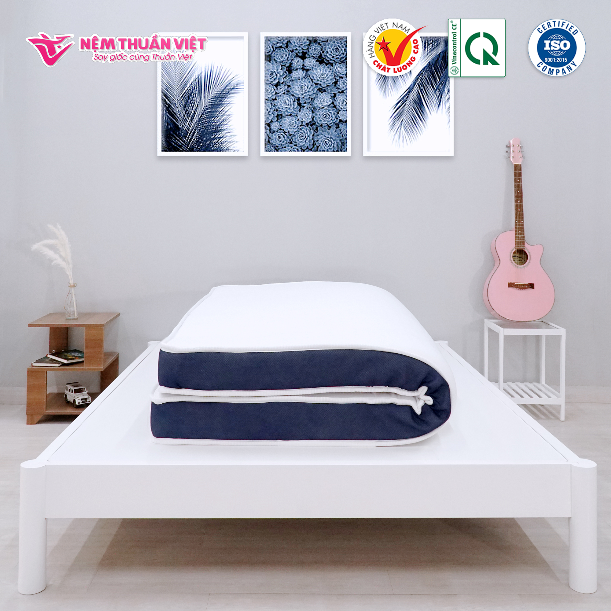 (1m6x2mx15cm) Nệm Foam Thuần Việt Ruby - Nệm Foam Cao Cấp Thế Hệ Mới