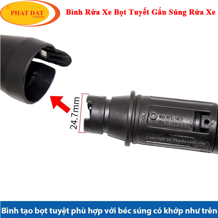 Bình Phun Tạo Bọt Tuyết Mini - Bình 500ml