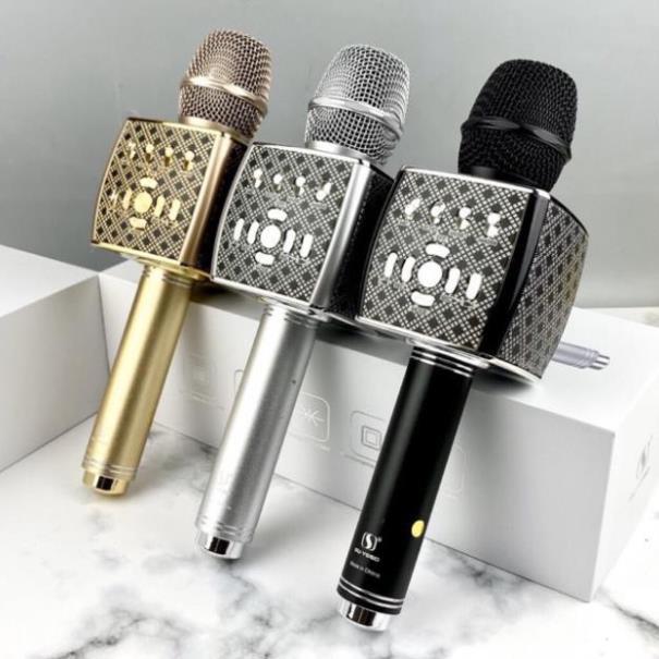 Micro Karaoke bluetooth YS 95 kết bluetooth Không Dây, Tích Hợp Loa Bass  Dùng Hát Tại Nhà Hoặc Livetream, BH: 6 THÁNG