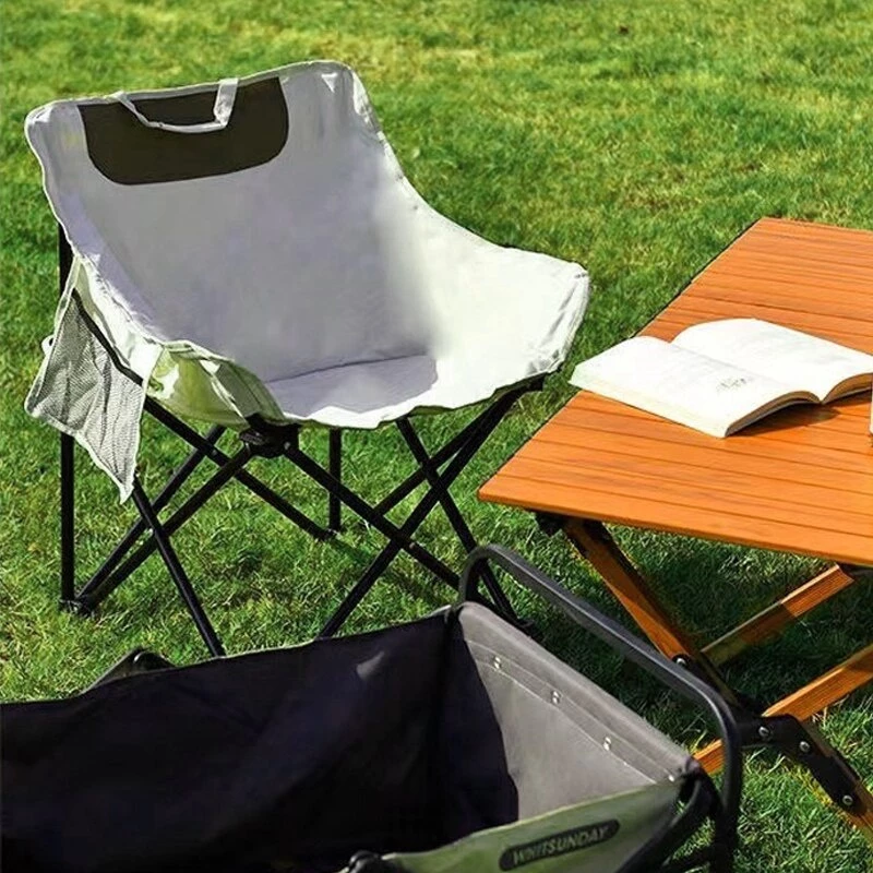 [HCM] Ghế Gấp Gọn Du Lịch, Dã Ngoại – Khung Thép Chịu Lực 120kg, Vải Oxford Bền Bỉ, Kèm Túi Đựng