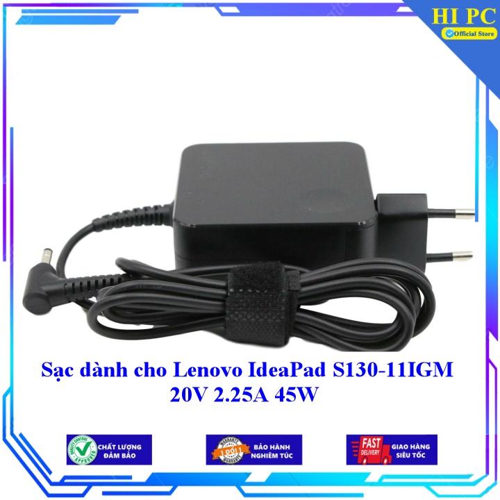 Hình ảnh Sạc dành cho Lenovo IdeaPad S130-11IGM 20V 2.25A 45W - Kèm Dây nguồn - Hàng Nhập Khẩu