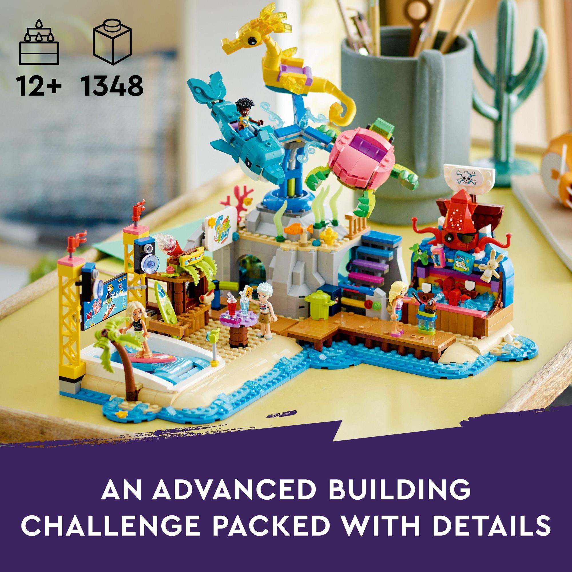 LEGO Friends 41737 Đồ chơi lắp ráp Công viên giải trí ven biển