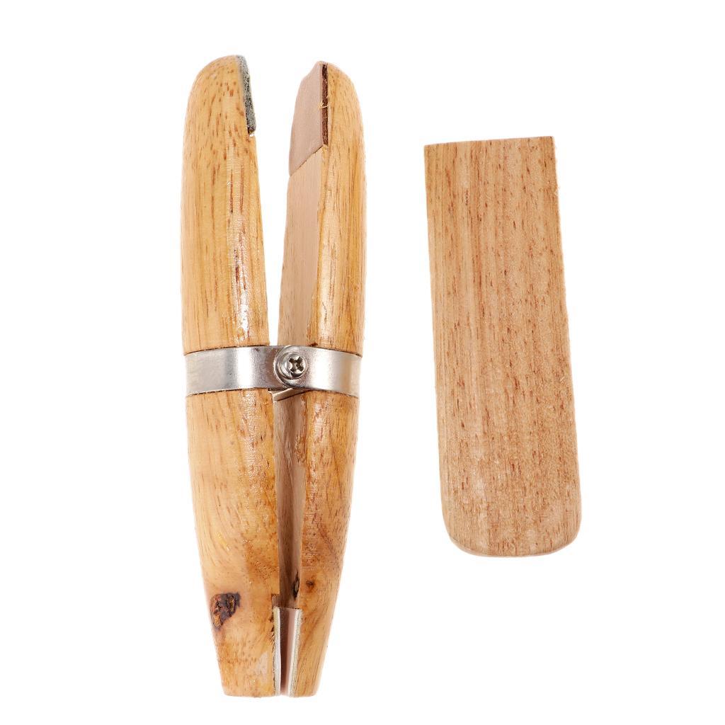 Wooden  Clamp with Metal Holder Jewelry Making Vise Bench Pin Tool Jaws