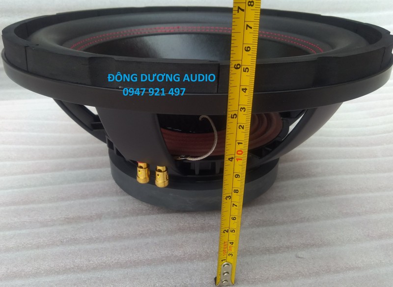 LOA BASS SUB 30 (3 TẤC) MARTI KHUNG NHÔM TỪ 170 CÔN 76MM - MÀNG KHÂU CHỈ ĐỎ