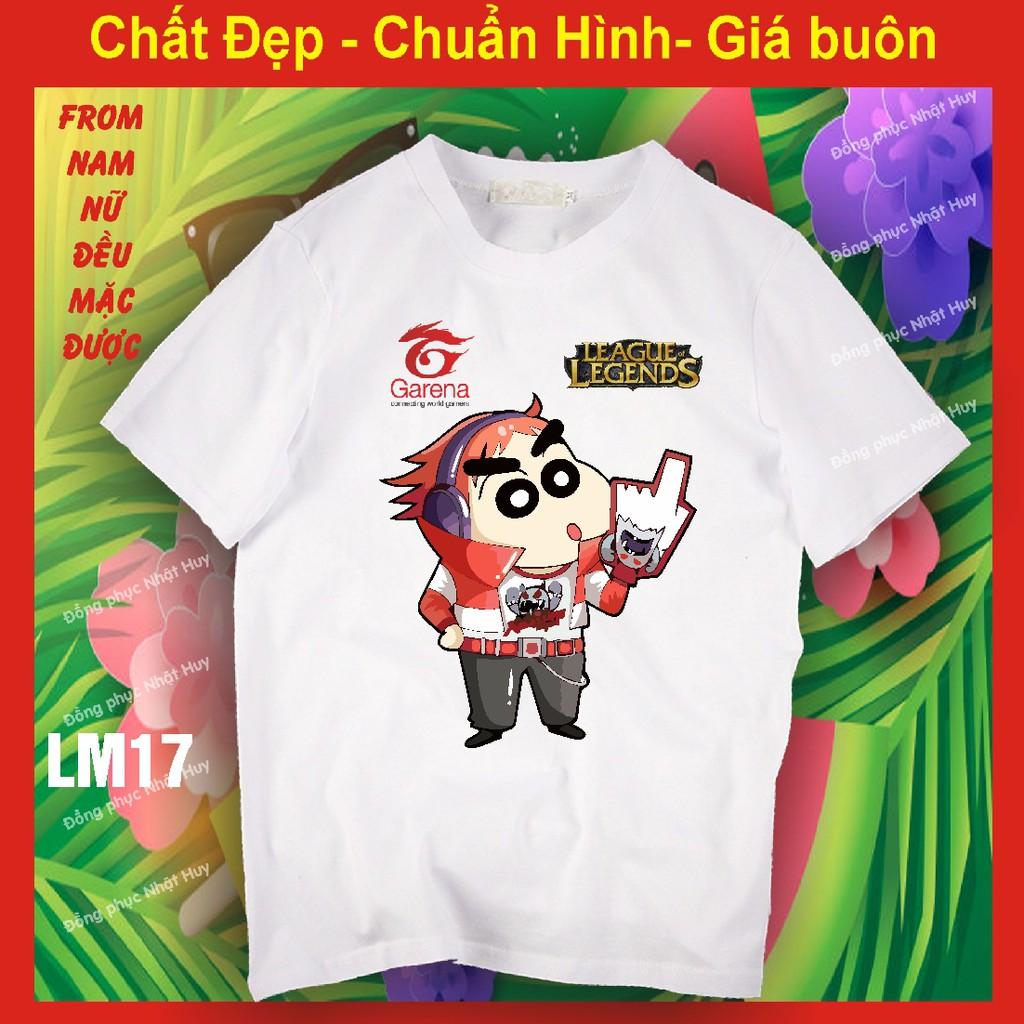 Áo thun game Liên minh huyền thoại lol LM17, chất đẹp, bao đổi trả,phông, yasuo, teamo,leesin, tôn ngộ không