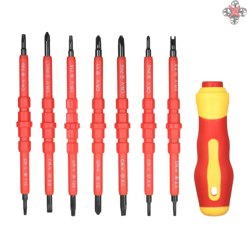 BITS Bộ Tua Vít Sửa Chữa Điện 7 Trong 1 500v