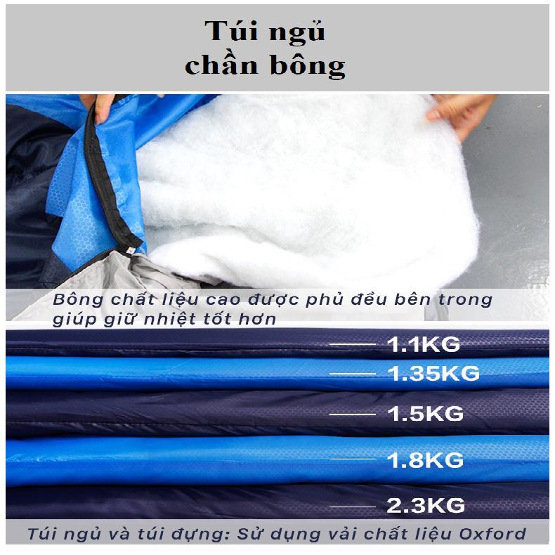 Túi ngủ du lịch, cắm trại, dã ngoại BSWOLF - SL010. Polyester 190T chống thấm.bền đẹp