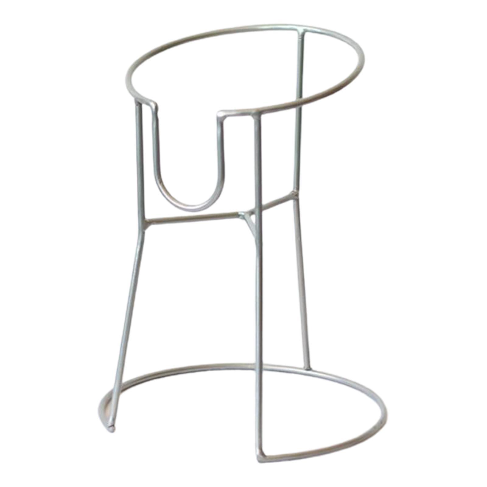 Glass Jar Drink Dispenser Metal Stand Basket Party Tea  Holder  M