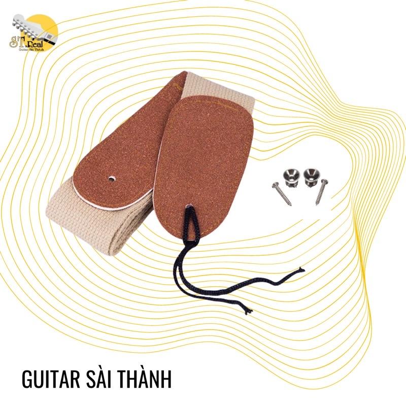 Dây Đeo Đàn Guitar (kèm chốt đeo, mua kèm đàn hổ trợ lắp sẵn)