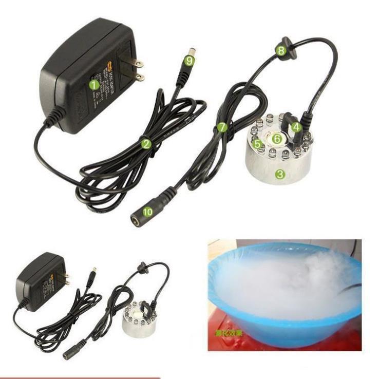 Máy phun sương tạo khói hồ cá mini + Nguồn adapter 206795