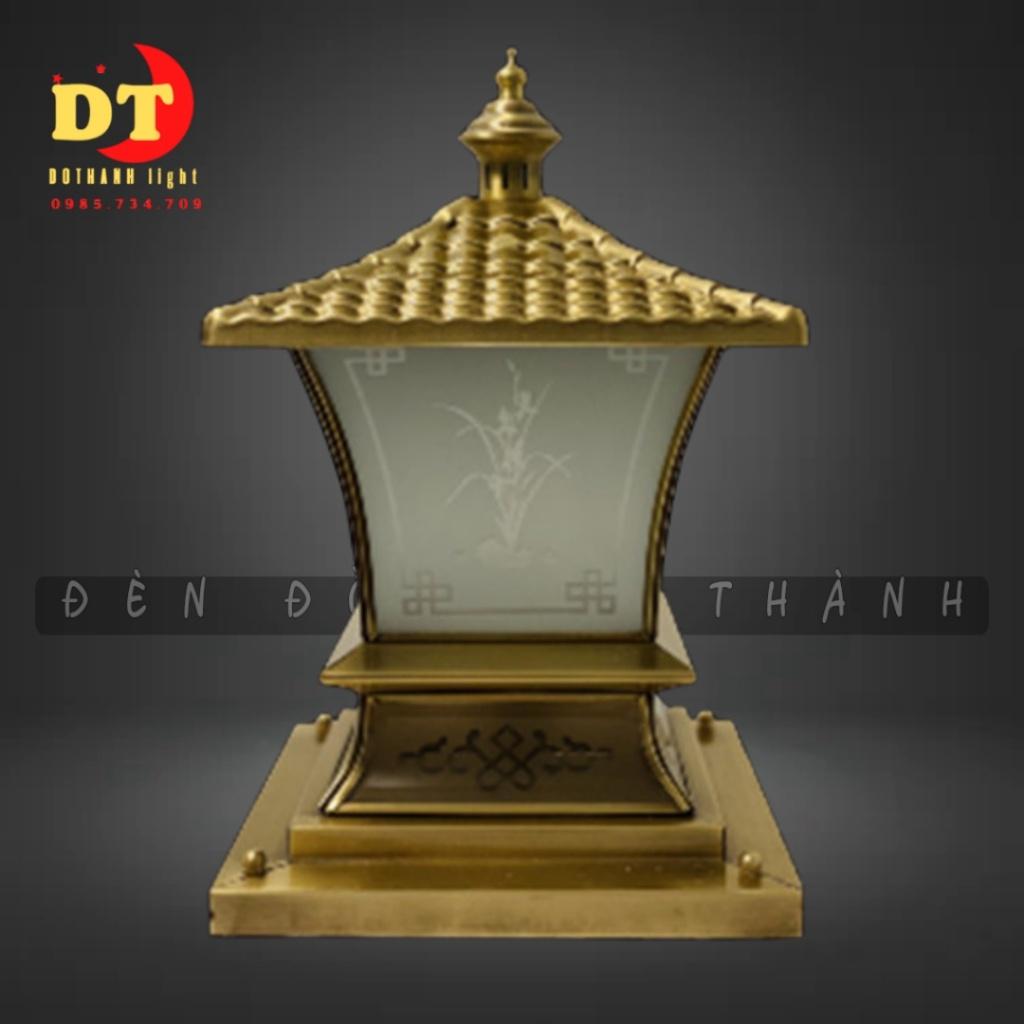 Trụ cổng đồng cao cấp cho căn hộ hiện đại cổ điển HTLQ tcd