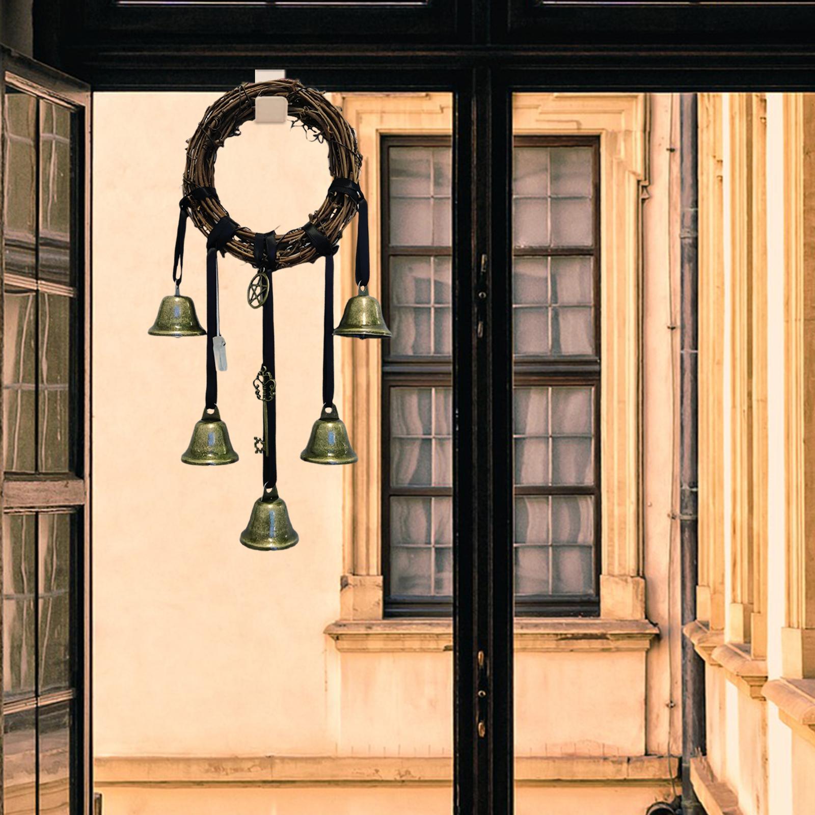 Witch Wind Chimes Bell Witchcraft Feng Shui Protection for Patio Door Garden