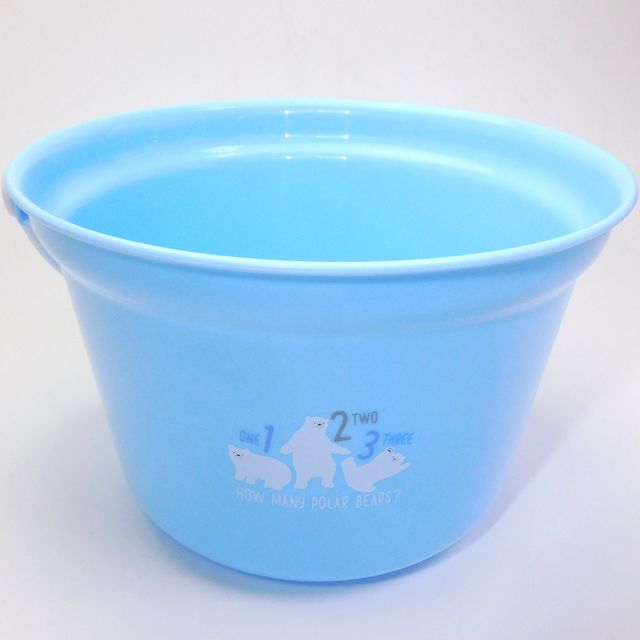 Xô nhựa trẻ em Nakaya Children's Bucket Bear 2.2L - Hàng nội địa Nhật Bản nhập khẩu chính hãng