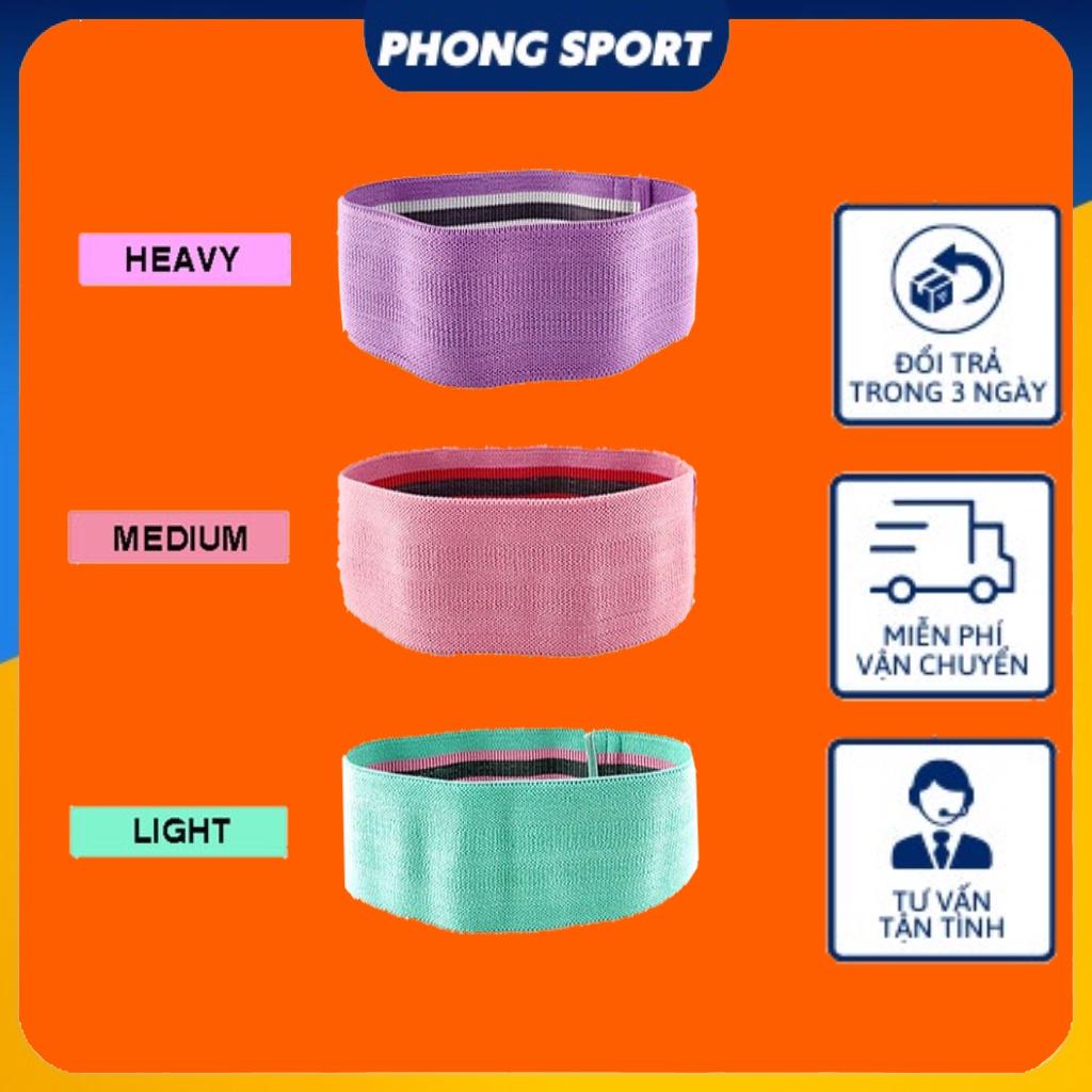 Dây kháng lực tập tay chân mông dây vải Power mini Band đàn hồi phụ kiện tập gym đa năng