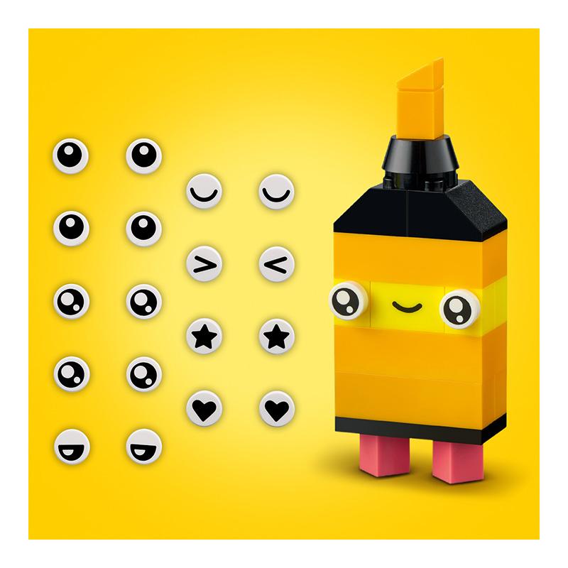Đồ Chơi Lắp Ráp LEGO Bộ Gạch Sáng Tạo Neon Vui Nhộn 11027