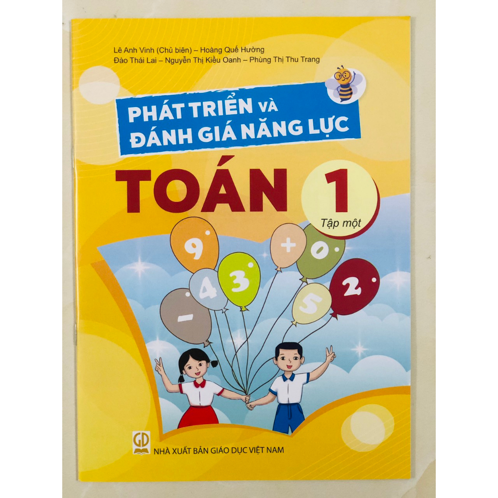 Sách - Combo phát triển và đánh giá năng lực toán 1 - tập 1 +2 - ĐN