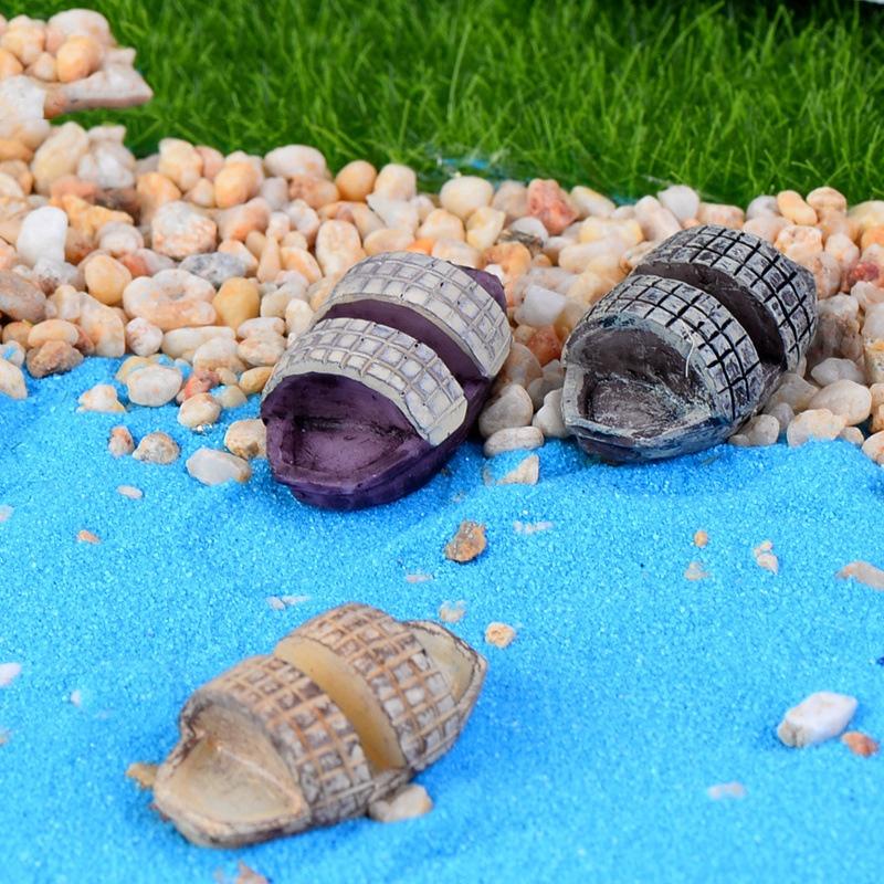 Tiểu cảnh mini ️ Mô hình thuyền chài màu sắc trang trí tiểu cảnh, sen đá, sân vườn, terrarium