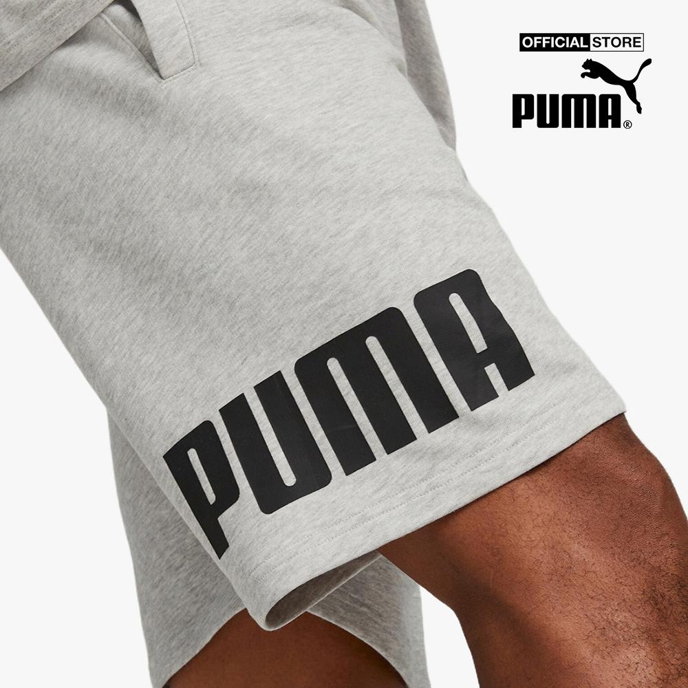 PUMA - Quần shorts tập luyện nam lưng thun Power 673379-0