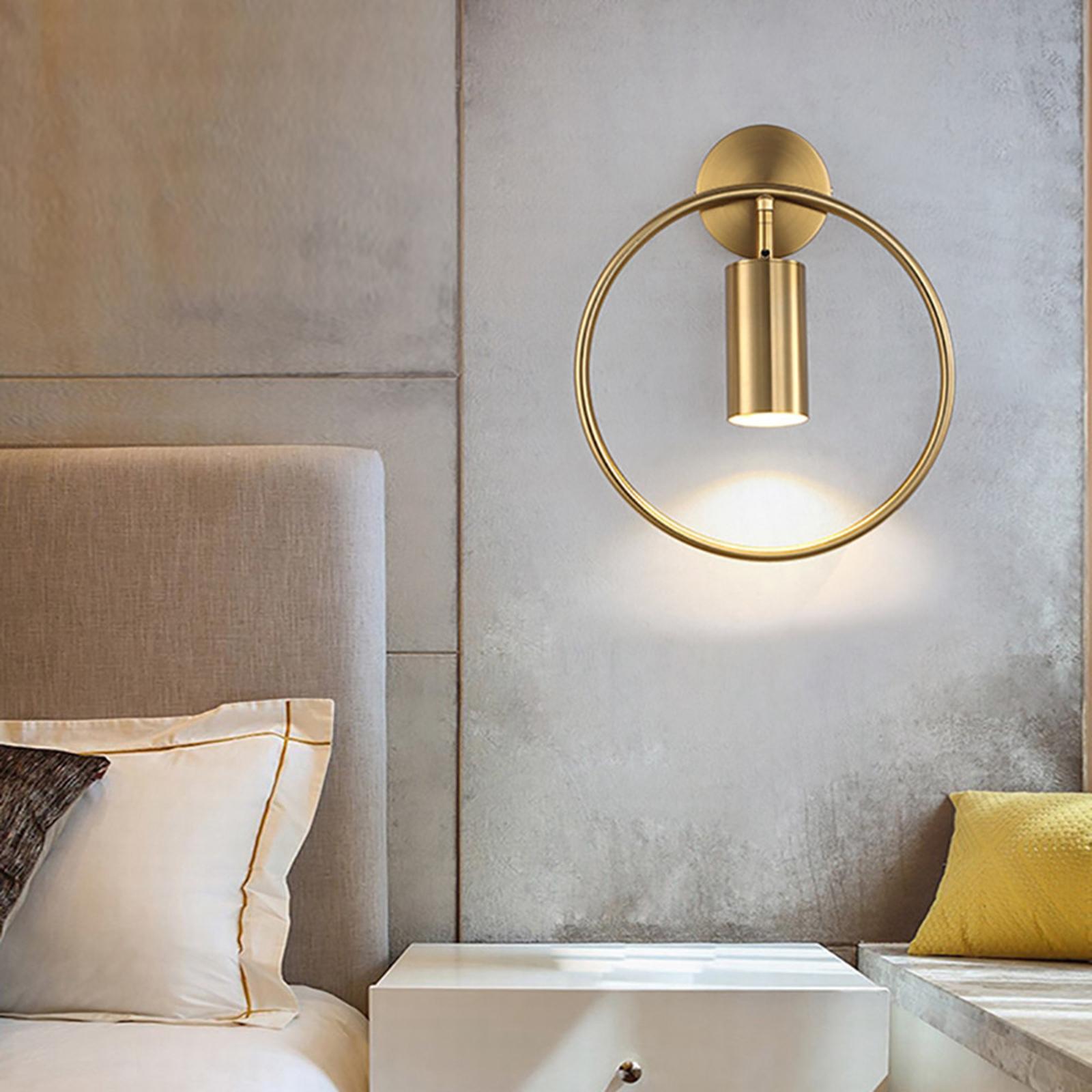 Nordic Light Lamp Hallway Porch Bedroom Sconce Lighting Fixture Gold
