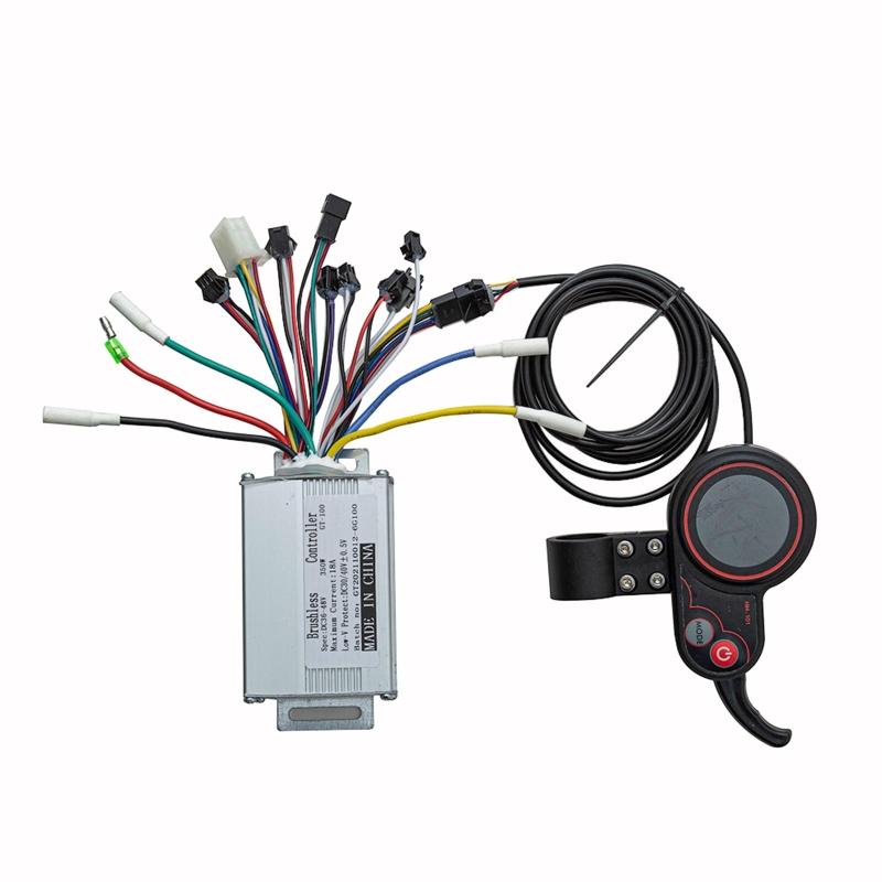 Bộ điều khiển xe tay ga điện 36V 250w BLDC Bộ điều khiển tốc độ không chổi than E-bike và màn hình LCD Một bộ Hiệu suất tuyệt vời