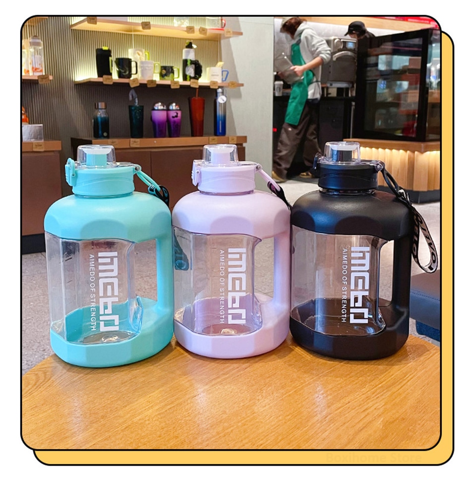 Bình Đựng Nước tập Gym đi du lịch 1800ml cao cấp Water Bottle