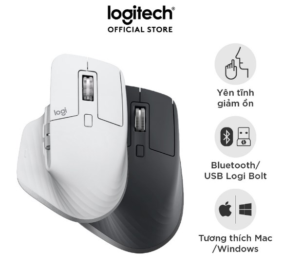 Chuột không dây Logitech MX Master 3S For Mac - HÀNG CHÍNH HÃNG