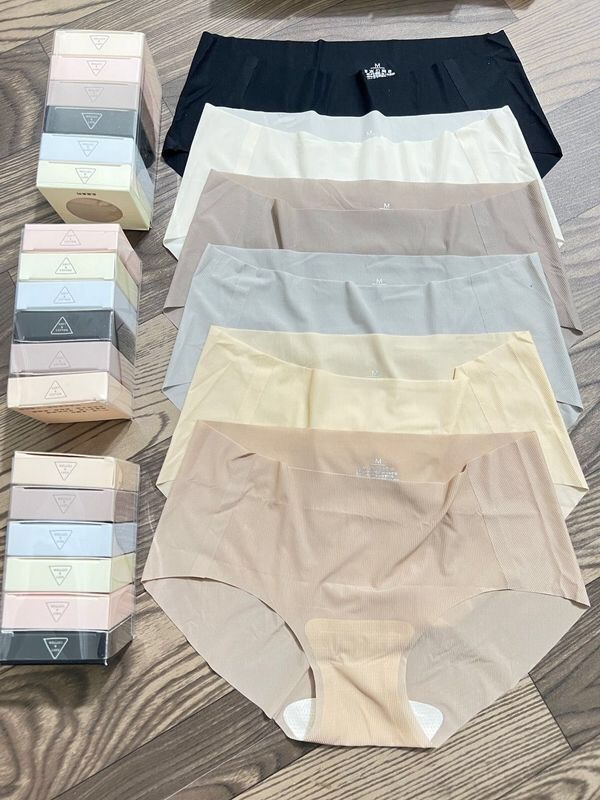 Set 6 Quần Chip Quần Lót Su Thạch Tàng Hình Không Đường May Không Lộ Viền Kèm Hộp Mini