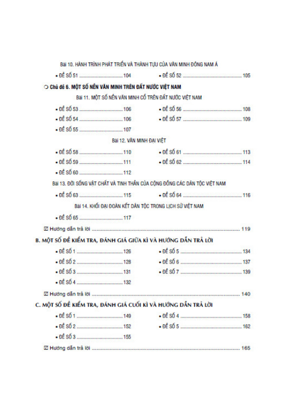 Sách - Đề kiểm tra, đánh giá lịch sử 10