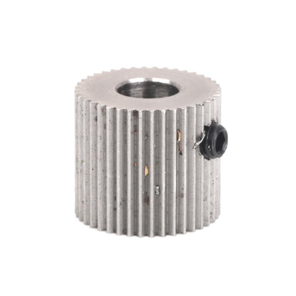 Stainless Steel Extruder Drive Gear 5mm Shaft for 3D Printer 1.75mm Filament