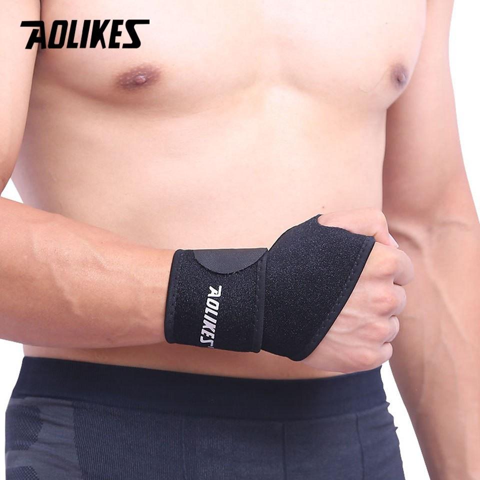 Băng quấn bảo vệ cổ tay AOLIKES 7937 AL7937 hỗ trợ nẹp khớp cổ tay pressure adjustable wrist support