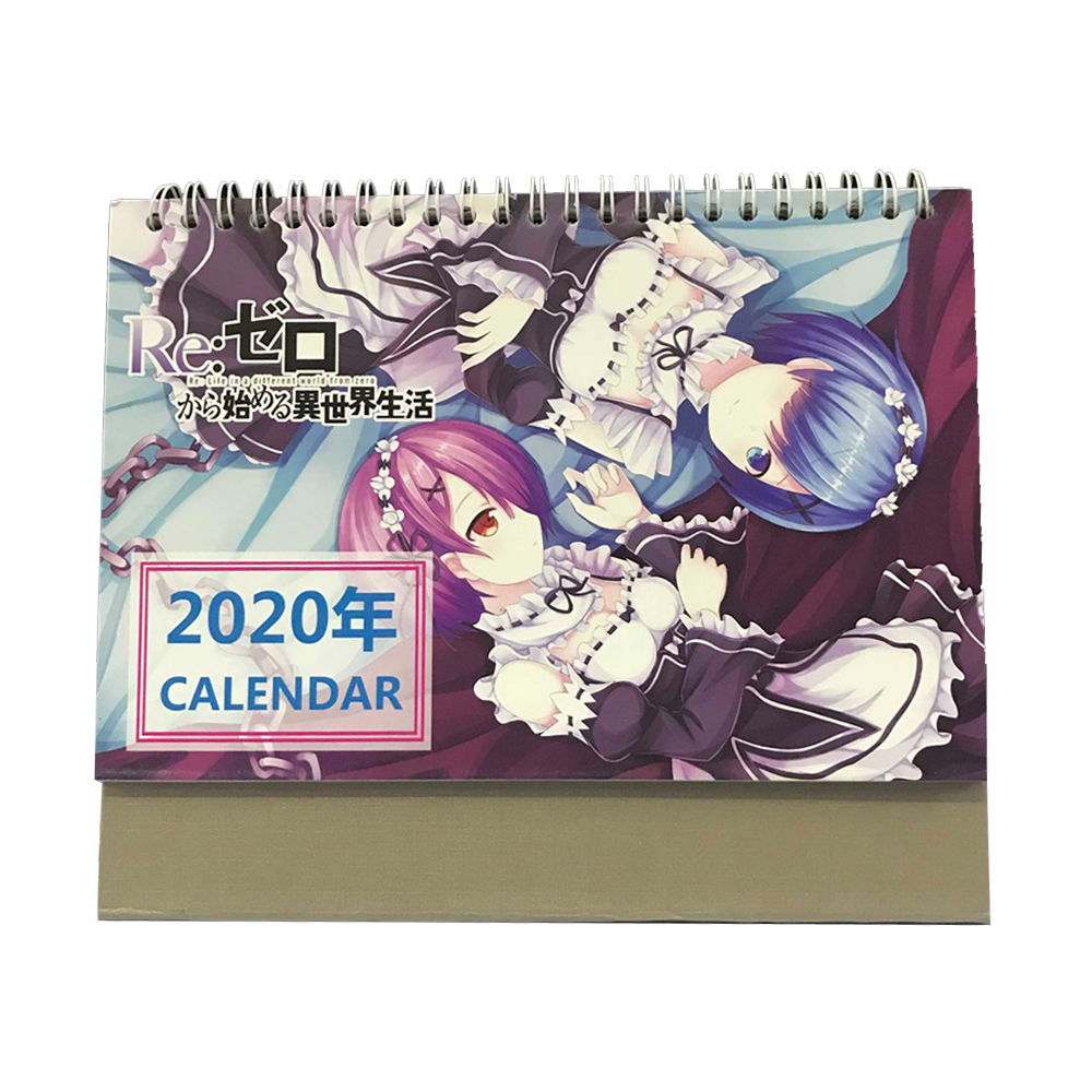 (Lịch 2020) Lịch để bàn hình Anime Re:Zero − Starting Life in Another World - Re:Zero − Bắt đầu lại ở thế giới khác