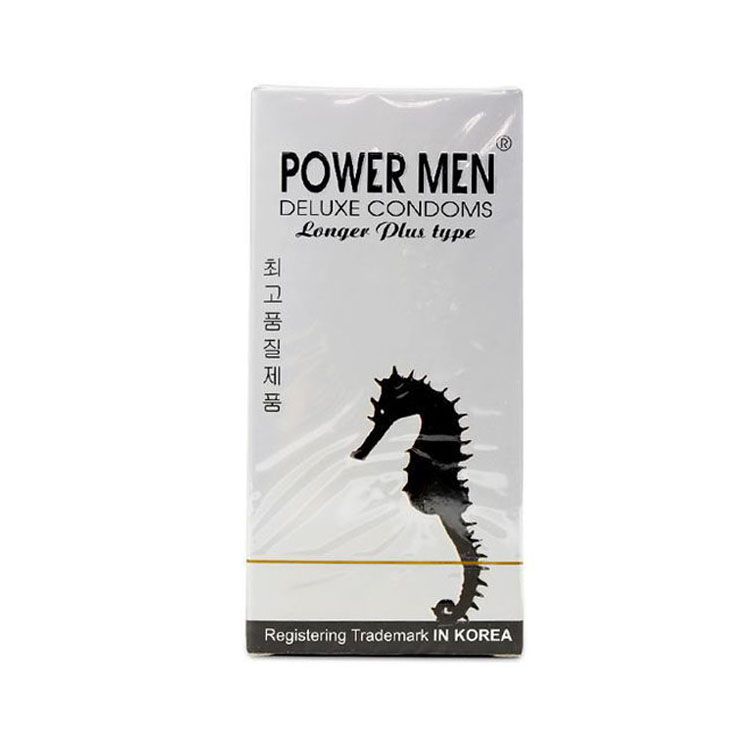 Bao Cao Su Kéo Dài Thời Gian Cá Ngựa Power Men Longer Plus Type (H12) - 100% Hàng Chính Hãng - Che Tên Sản Phẩm