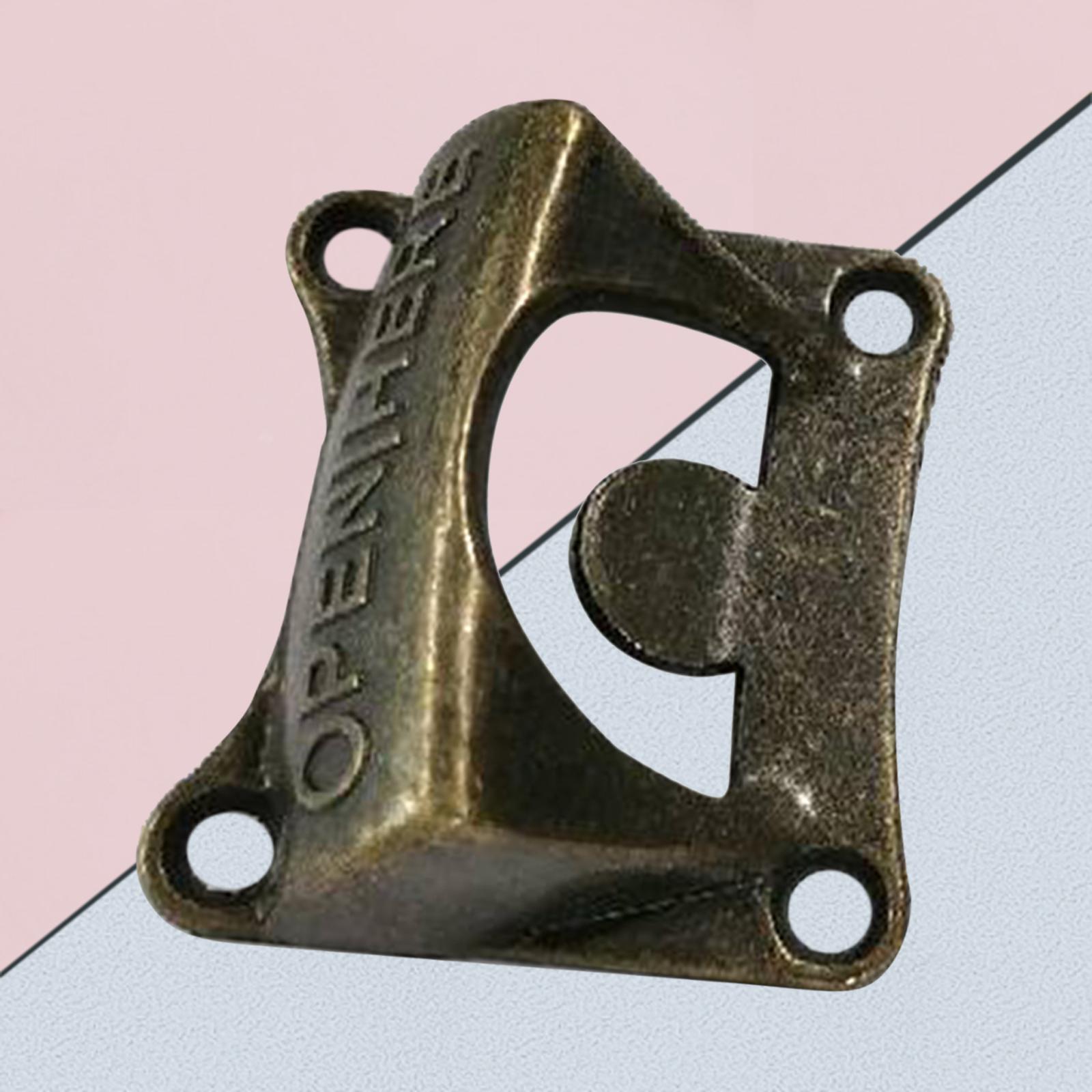 2pcs Vintage Style Wall Mount Bottle Opener Fast Soda Glass Opener